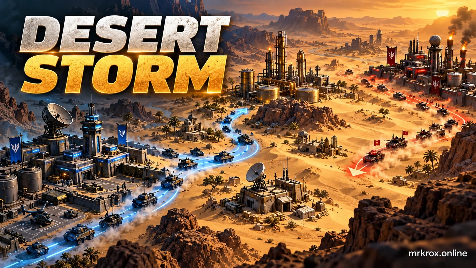 Desert Storm illustrated cover · mrkrox.online