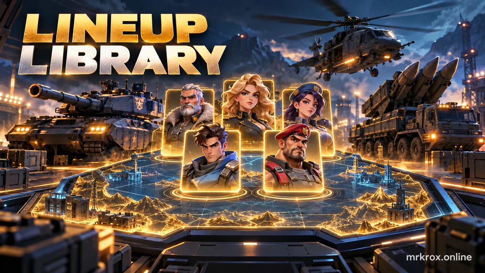 Lineup Library illustrated cover · mrkrox.online
